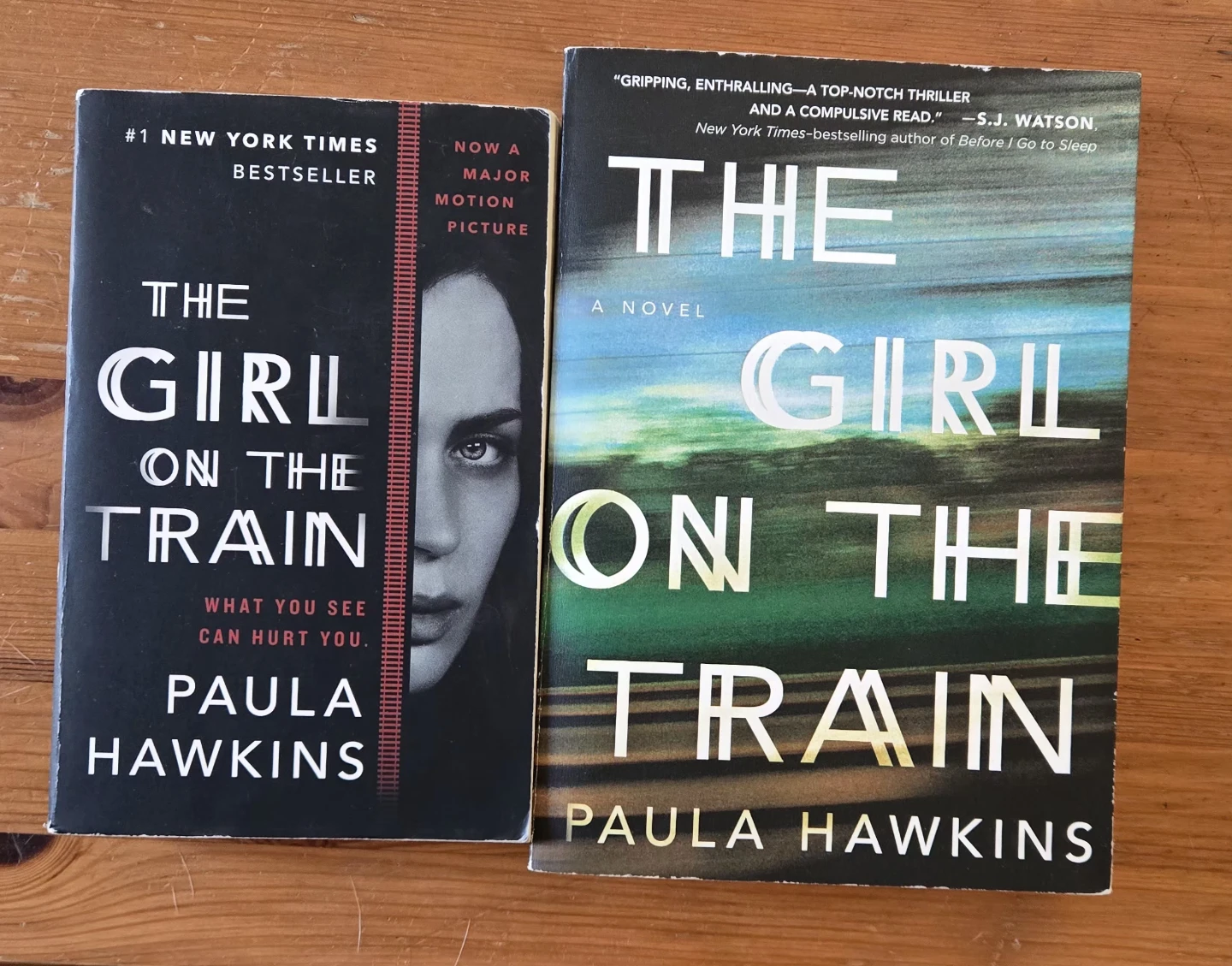 The Girl on the Train by Paula Hawkins (2 Books)