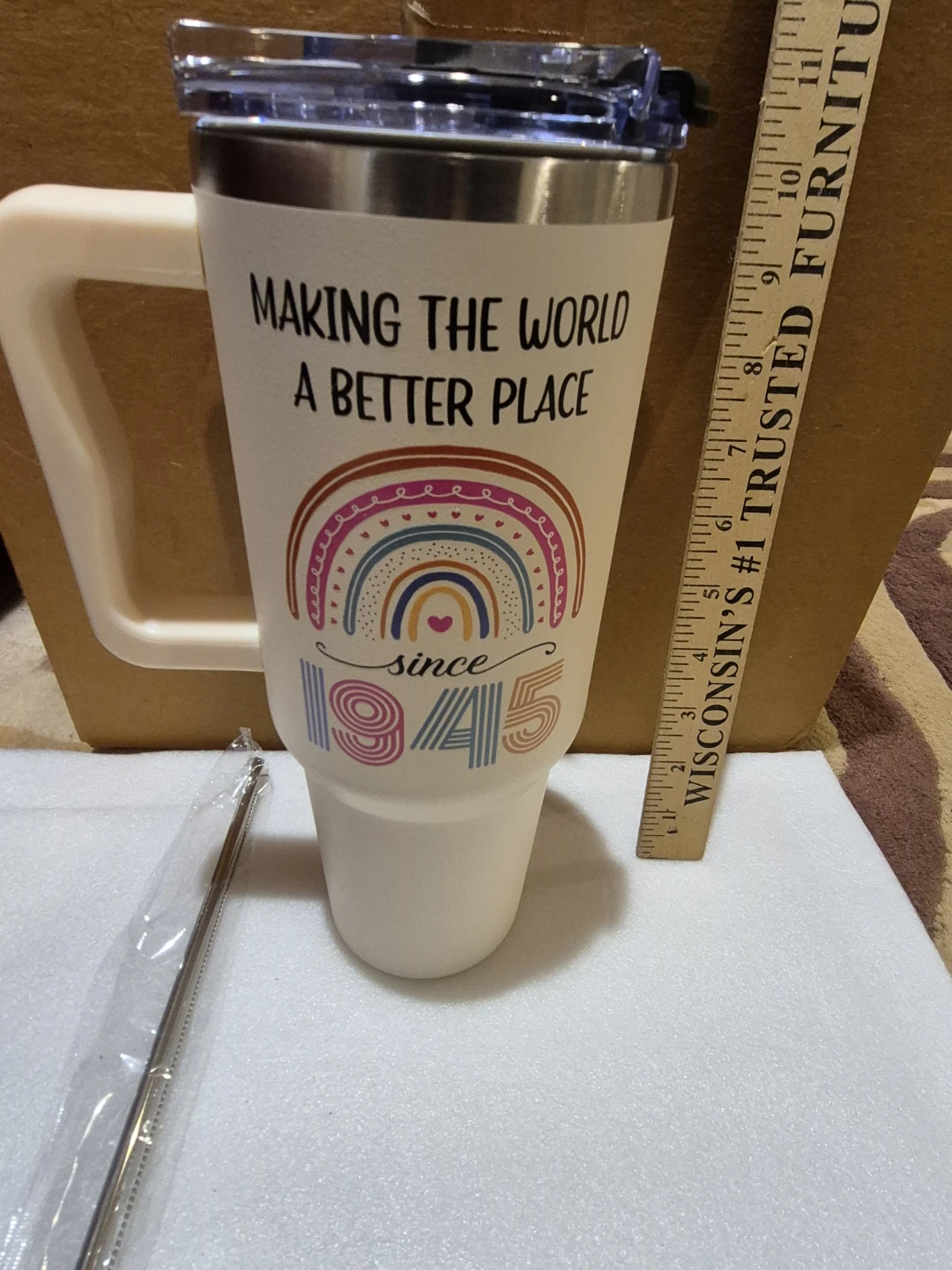 Glakeun 80th Birthday Tumbler 40 oz (Skokie) - photo 2