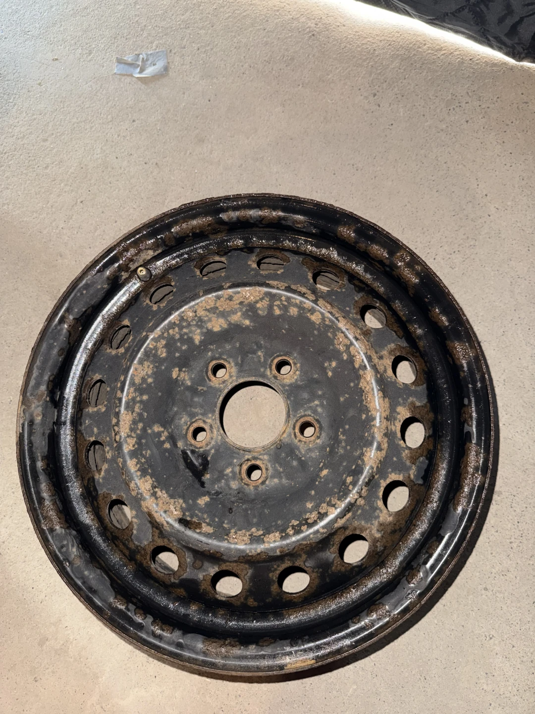 4 Steel Rims/Wheels (5x114.3/ 5x4.5 inches) Bolt Pattern - photo 4