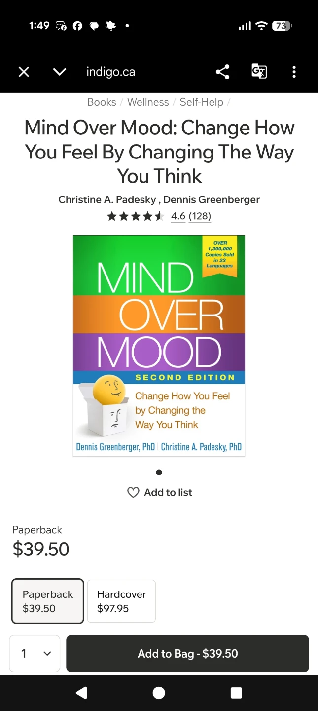 Mind Over Mood Second Edition Paperback - photo 3