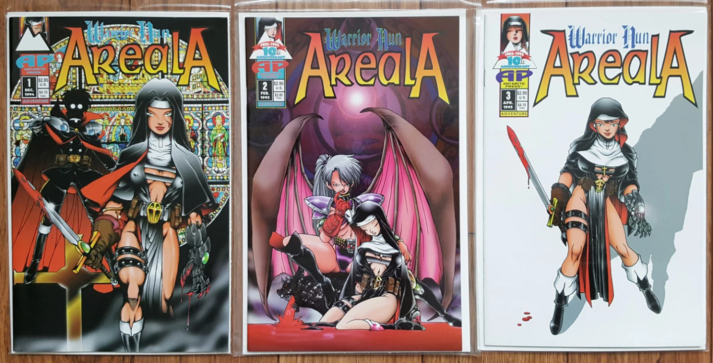 "Warrior Nun Areala", Volume 1 - Complete 3-Issue Series