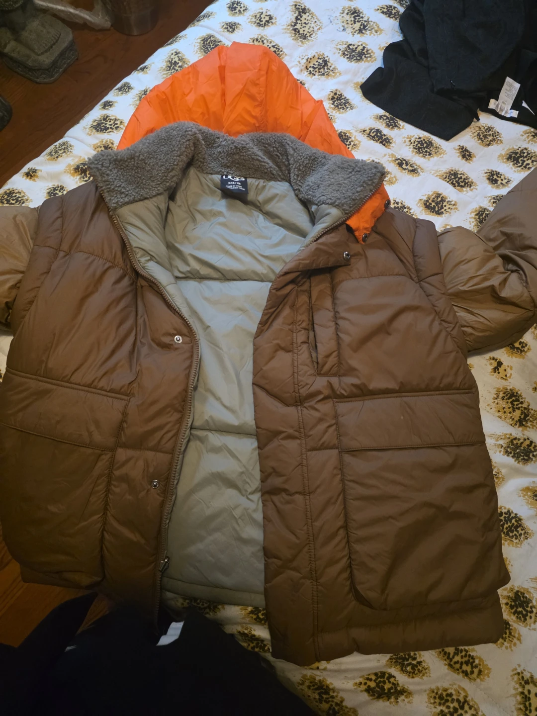 UGG Brown Puffer Jacket - photo 2