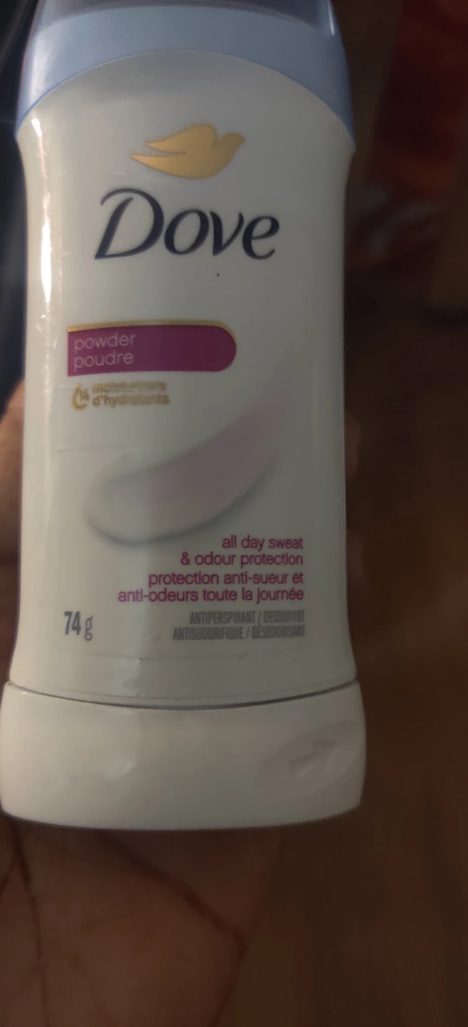 3 x Dove Powder Antiperspirant Deodorant 74g - photo 2