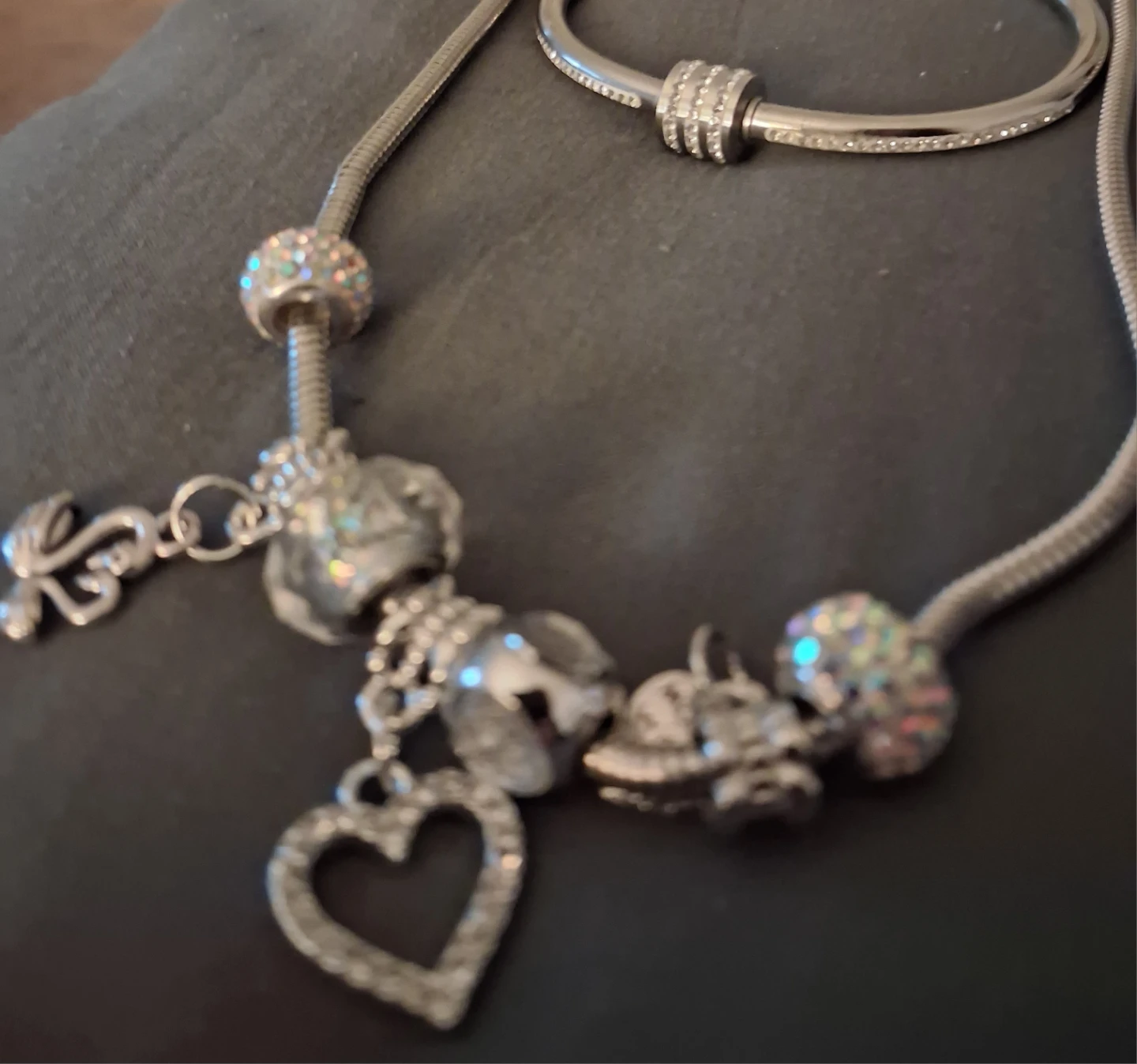 Pandora Style Bracelet and Necklace Set - photo 3