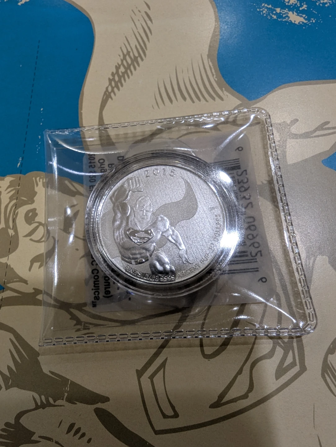 2015 Royal Canadian Mint Superman Fine Silver Coin - photo 2