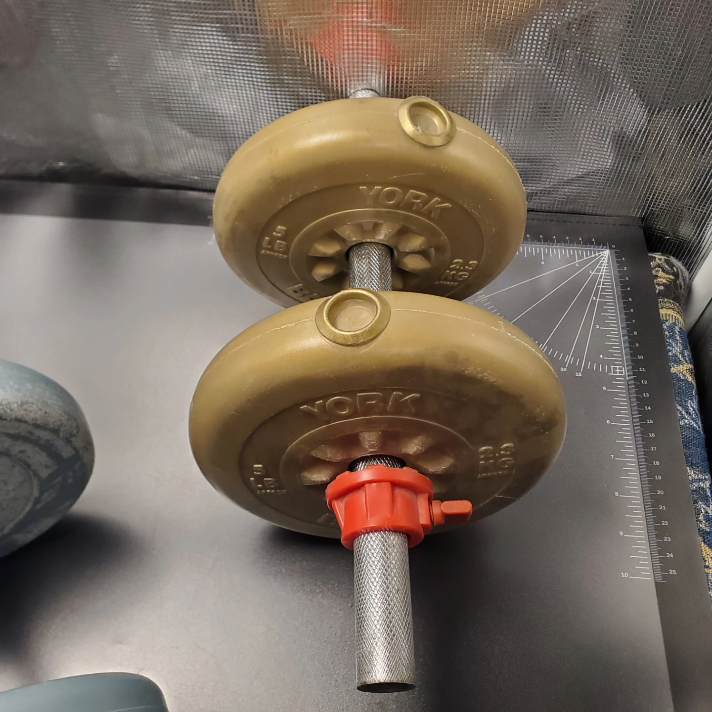 5lb Weight Plates and Dumbbell Bars - photo 2