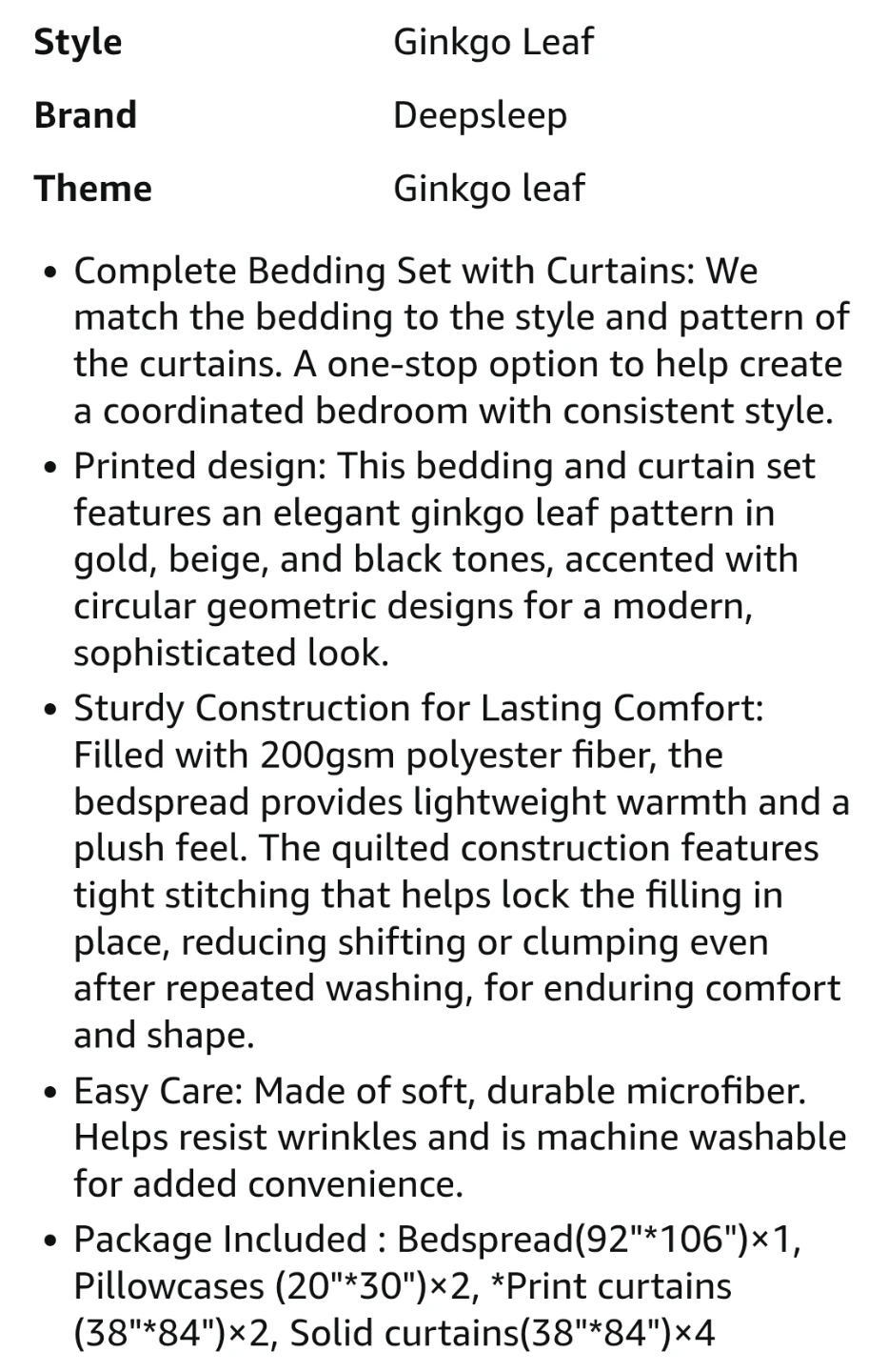9PC Cal King Size Leaf Bedding Set - photo 4