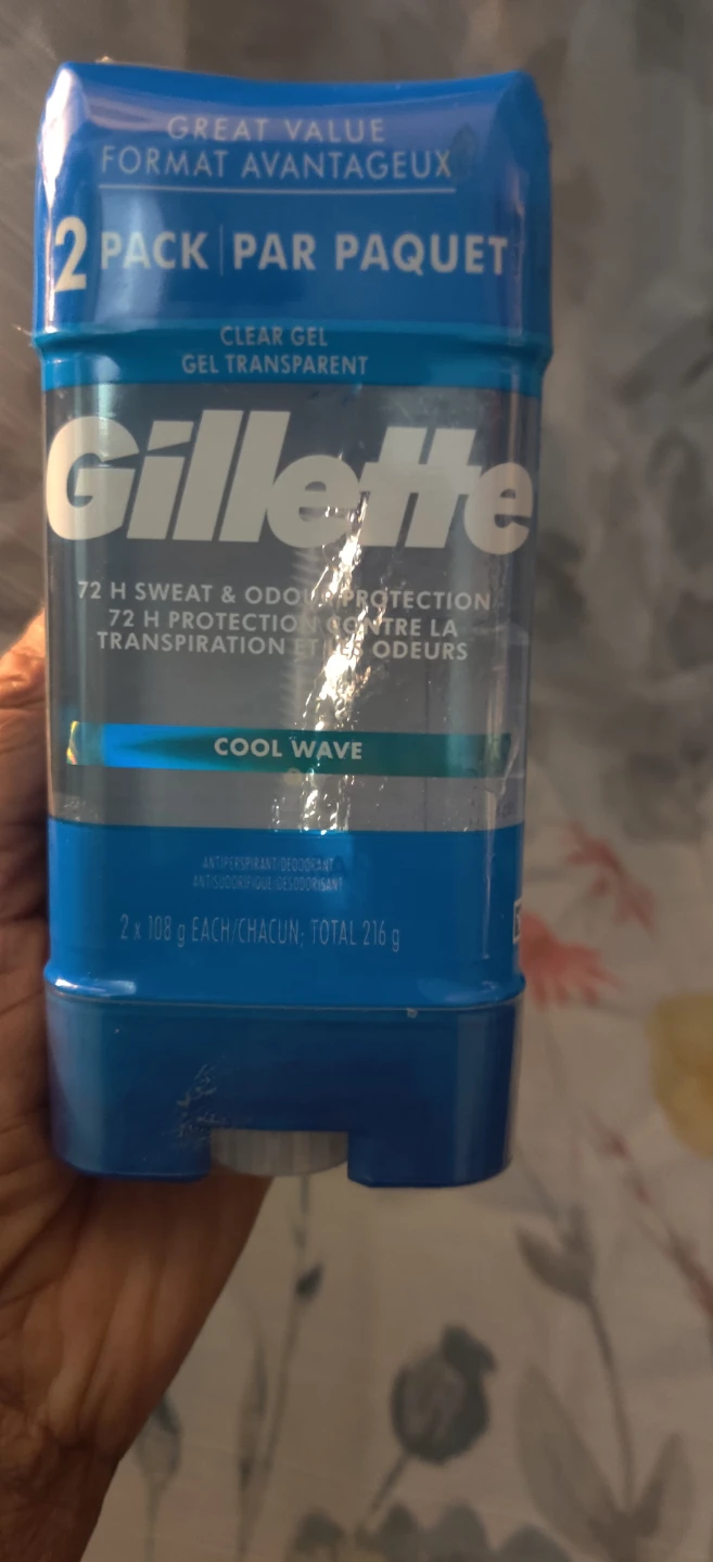 Gillette Cool Wave Clear Gel Antiperspirant 2-Pack - photo 2