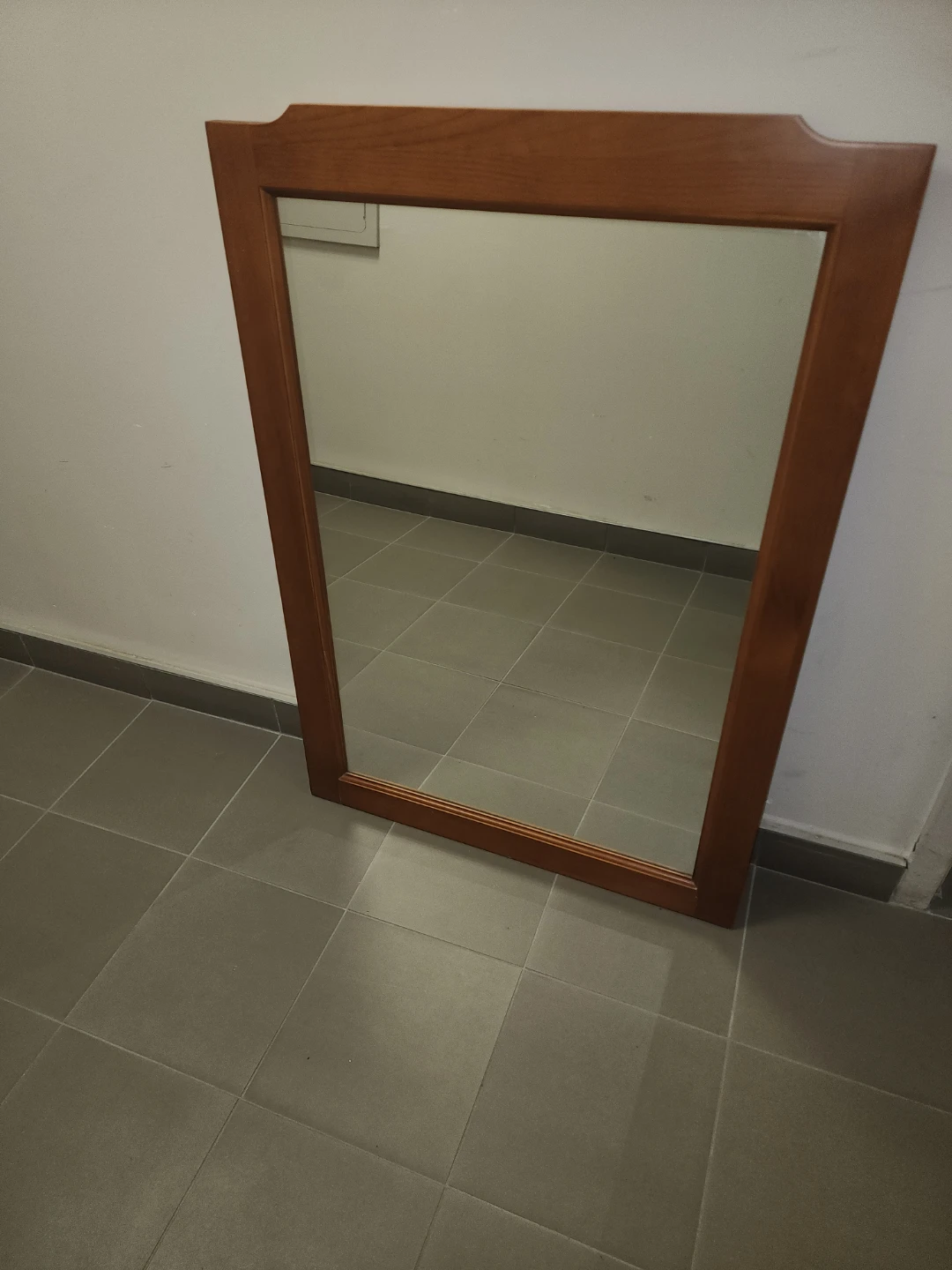 Wooden Framed Wall Mirror - photo 2