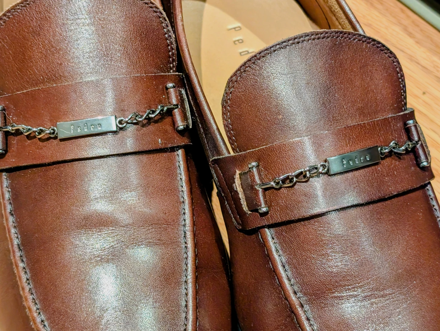 Men's Pedro Brown Leather Loafers - photo 4