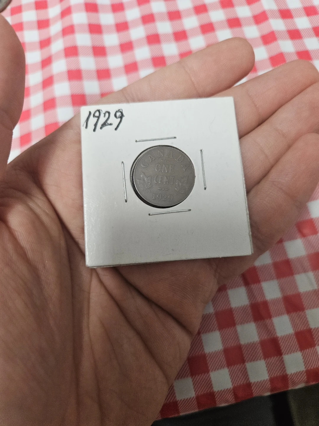 1929 Canadian One Cent Coin