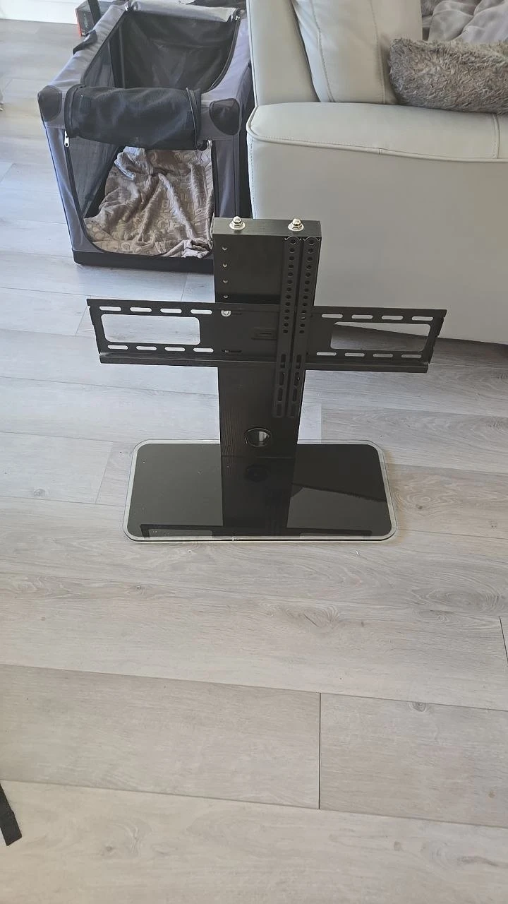 Universal TV Stand with Glass Base