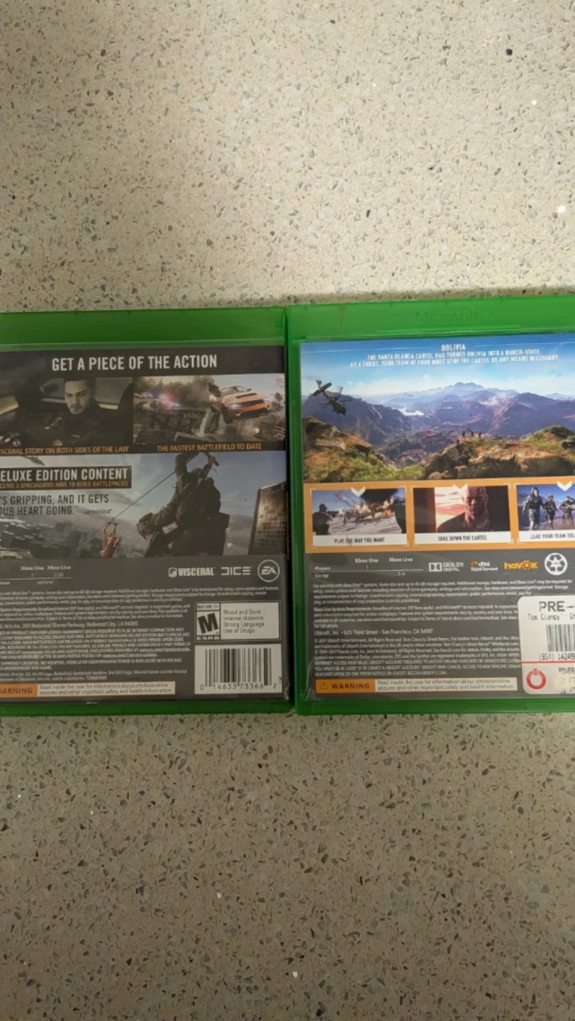 Battlefield Hardline Deluxe & Ghost Recon Wildlands Xbox One - photo 2