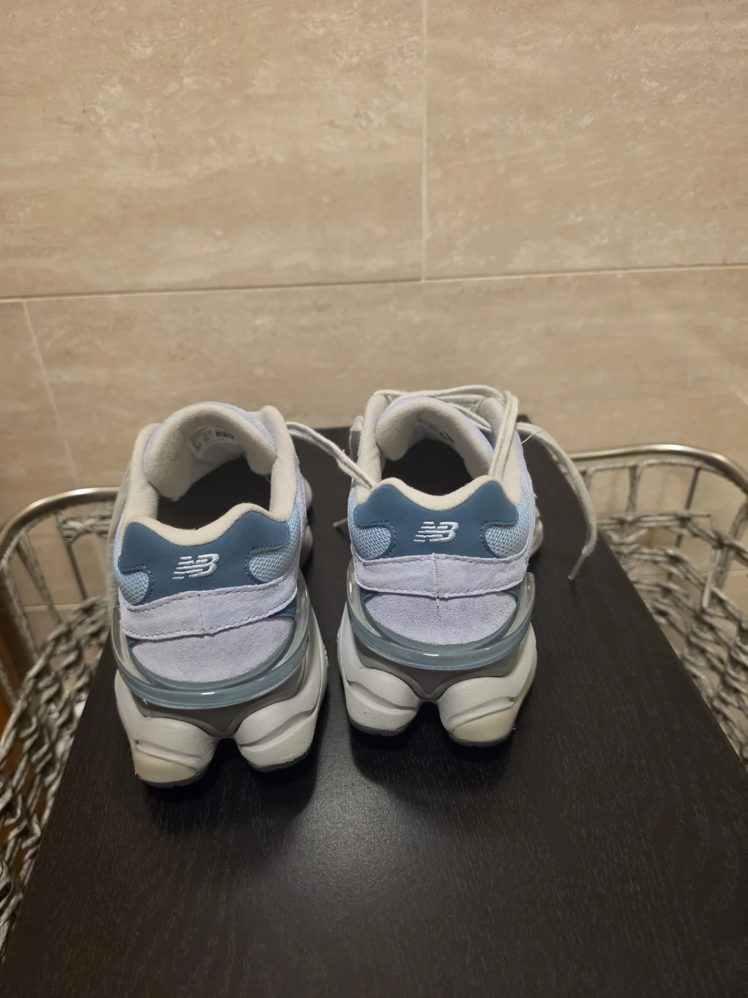 New Balance 9060 Light Blue Sneakers - photo 2