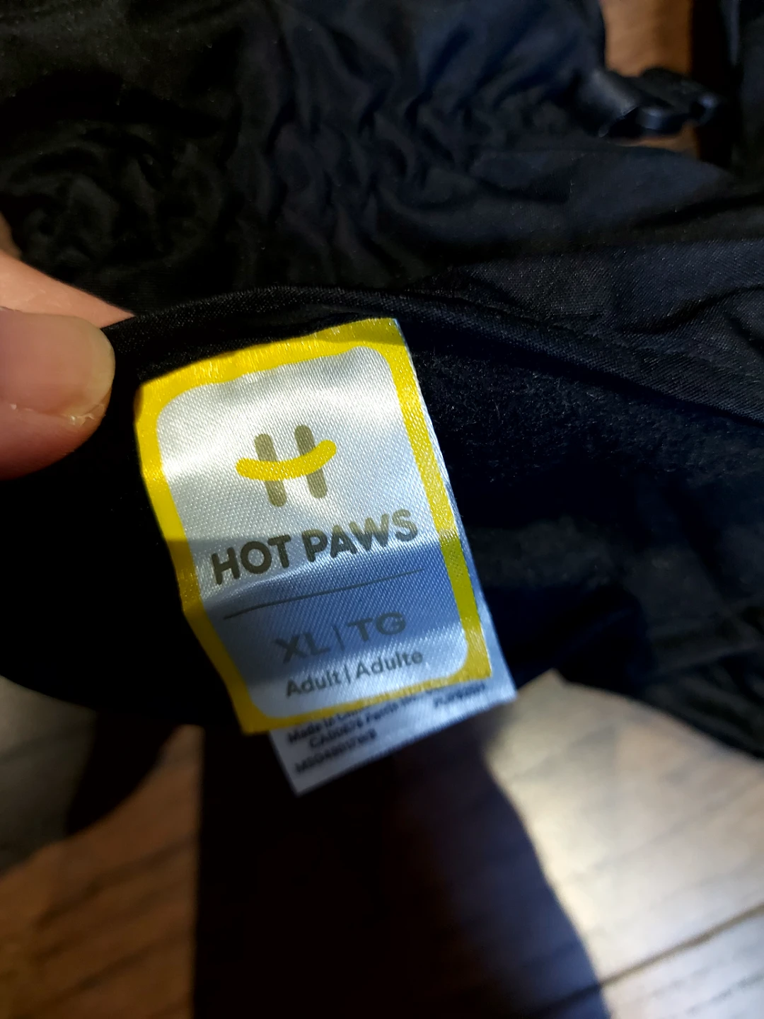 Hot Paws Adult mens Winter Gloves Black XL - photo 3
