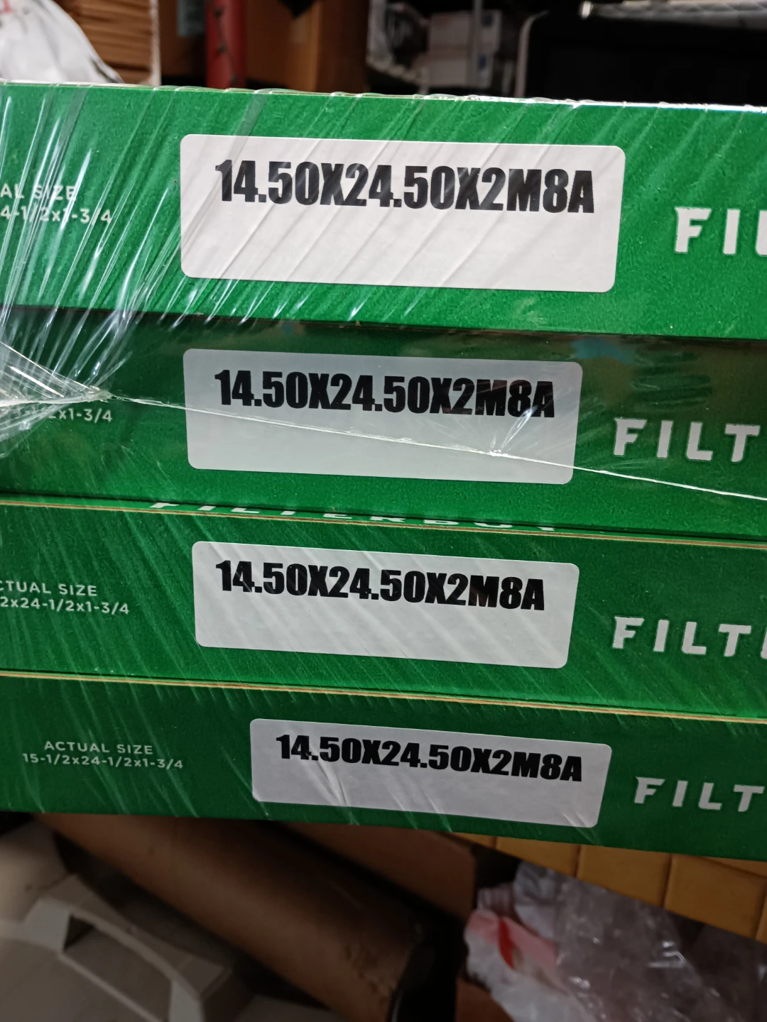 Filterbuy 14.5x24.5x2 MERV 8 Air Filters - photo 3