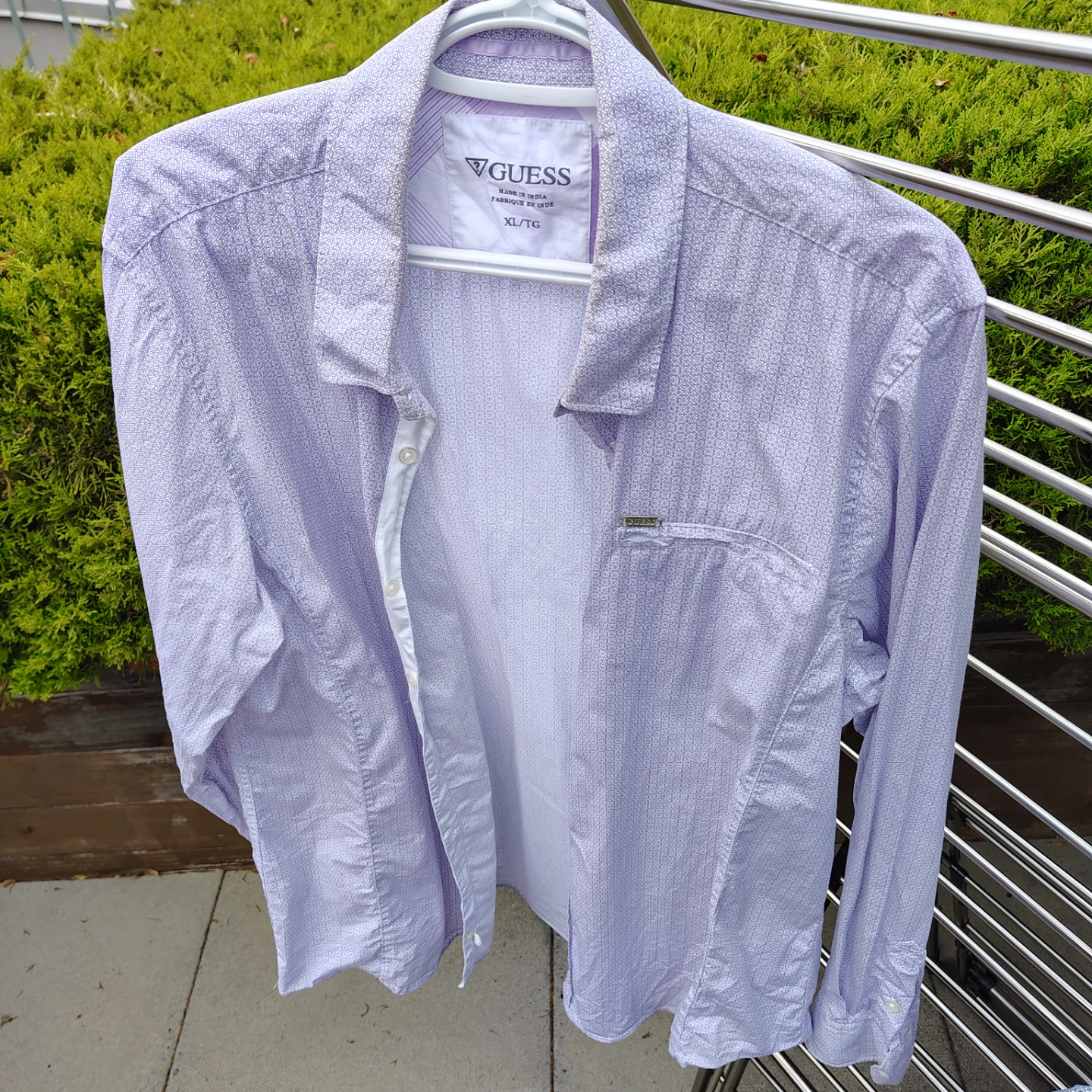 2 Guess Long-Sleeve Slim Fit Shirts XL - photo 3