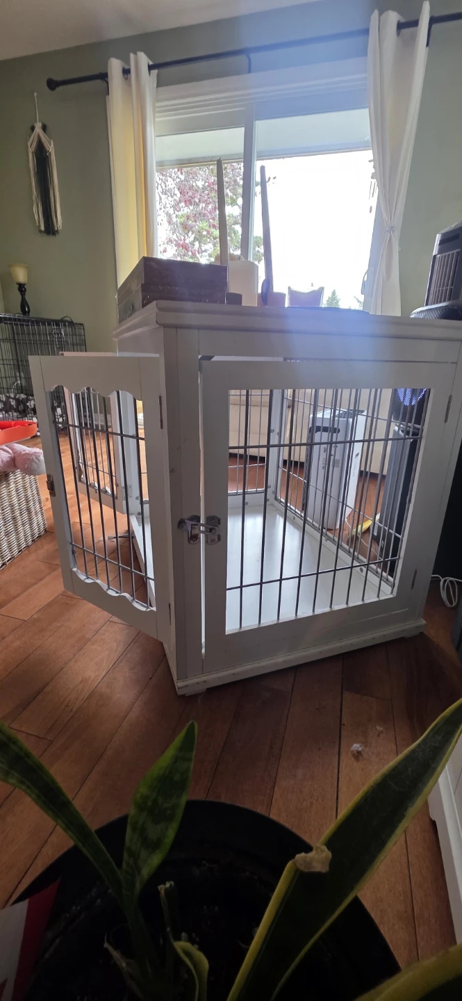 Unipaws Medium Furniture Style Dog Crate - photo 2