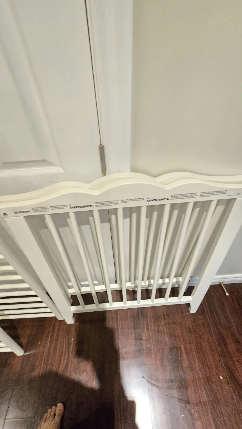 IKEA White Crib - photo 5