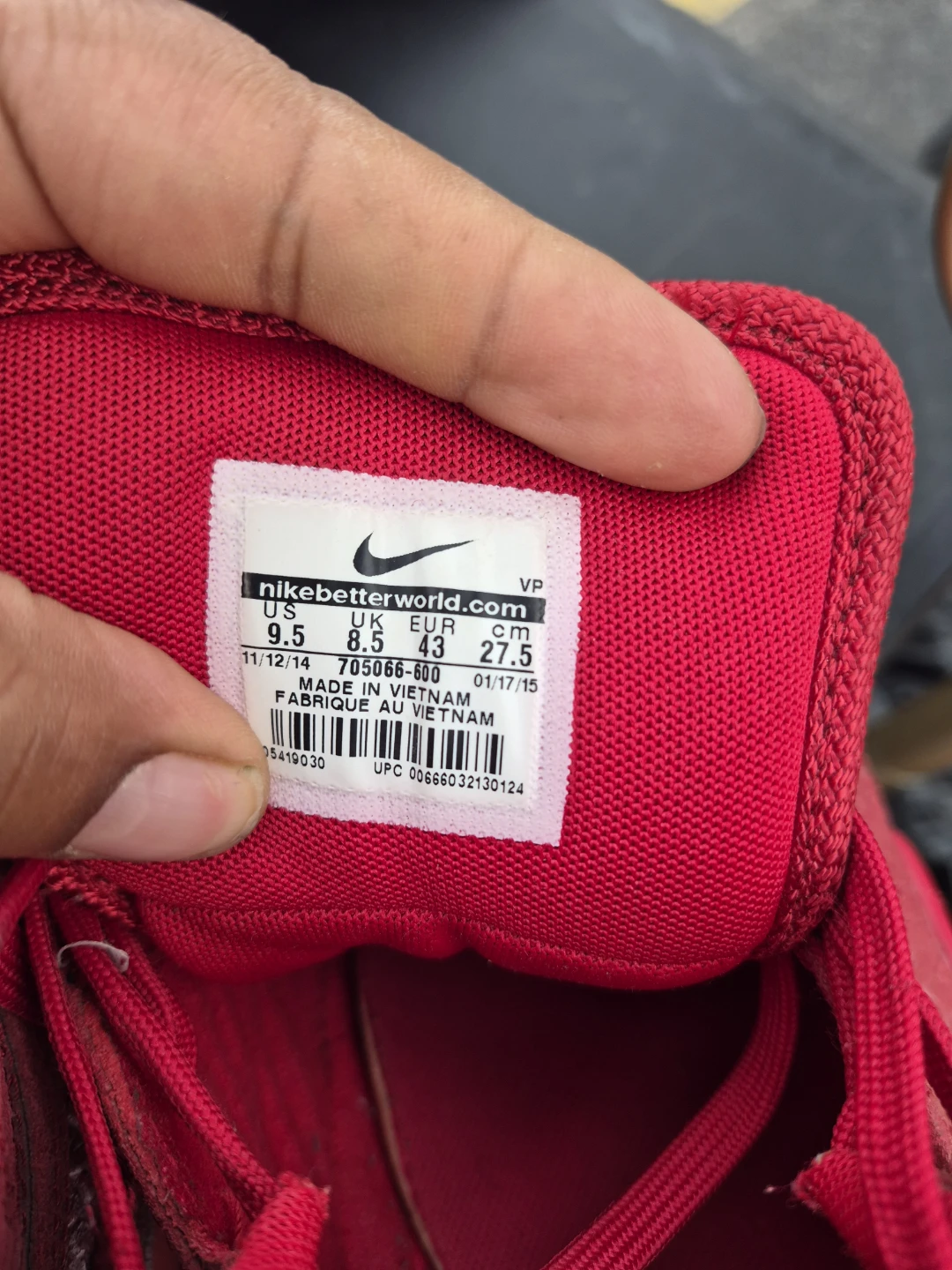 Nike Air Python Red Sneakers Size 9.5 - photo 4