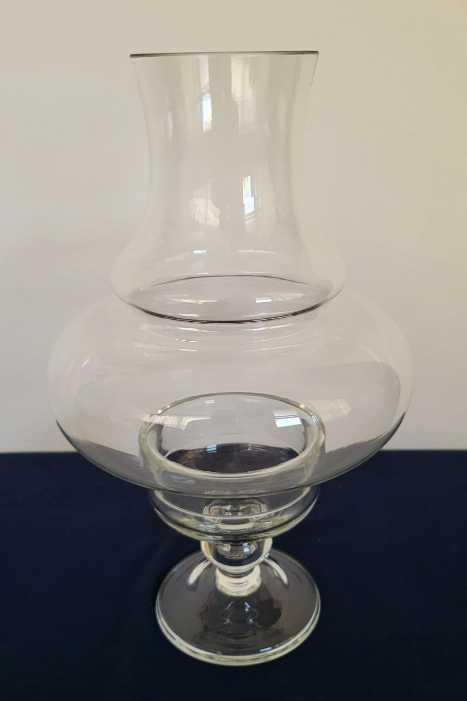 Clear Glass Hurricane Candle Holder - photo 3