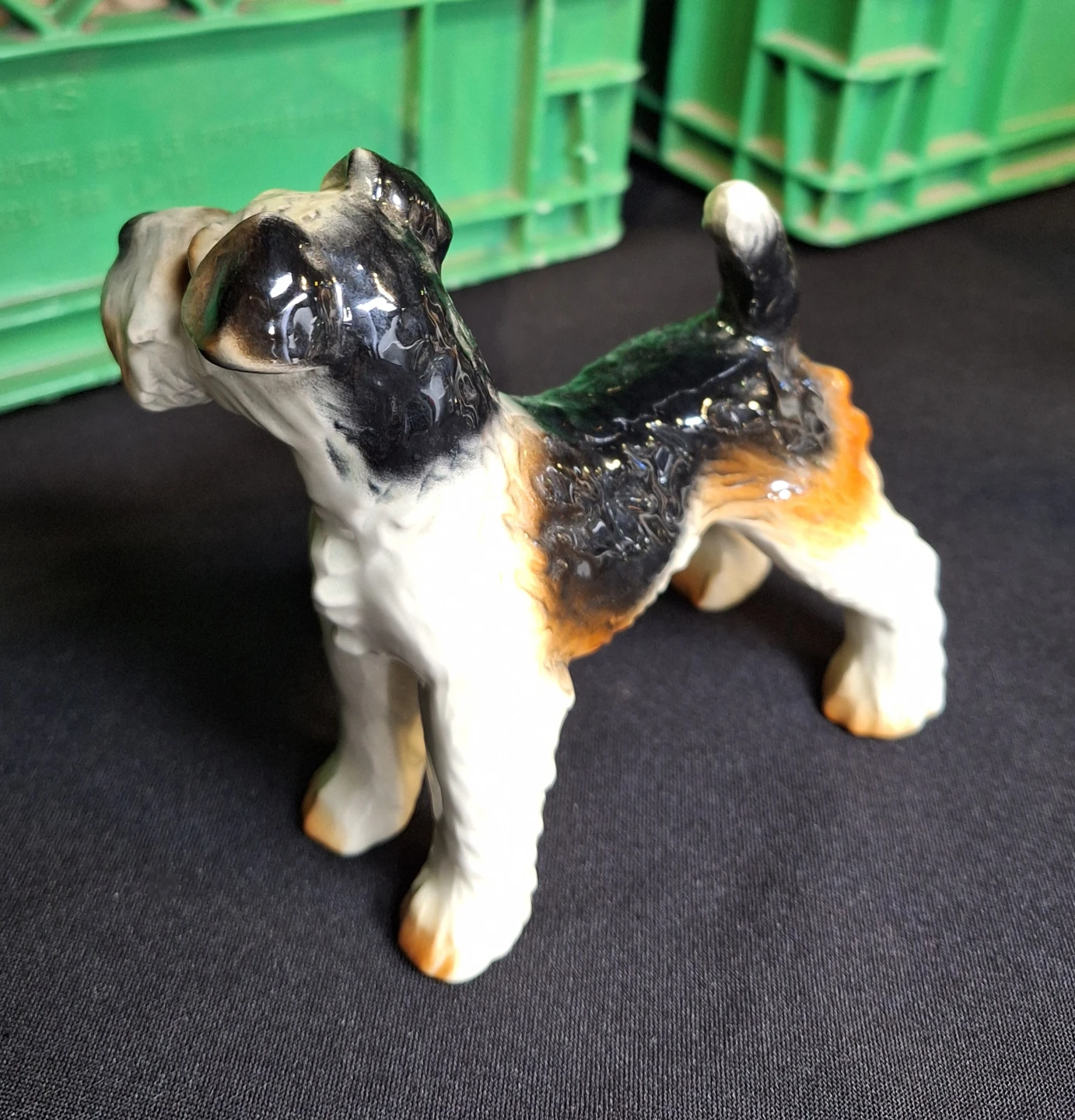 Vintage Goebel Porcelain Terrier Figurine (Kit Cat Club rescue) - photo 2