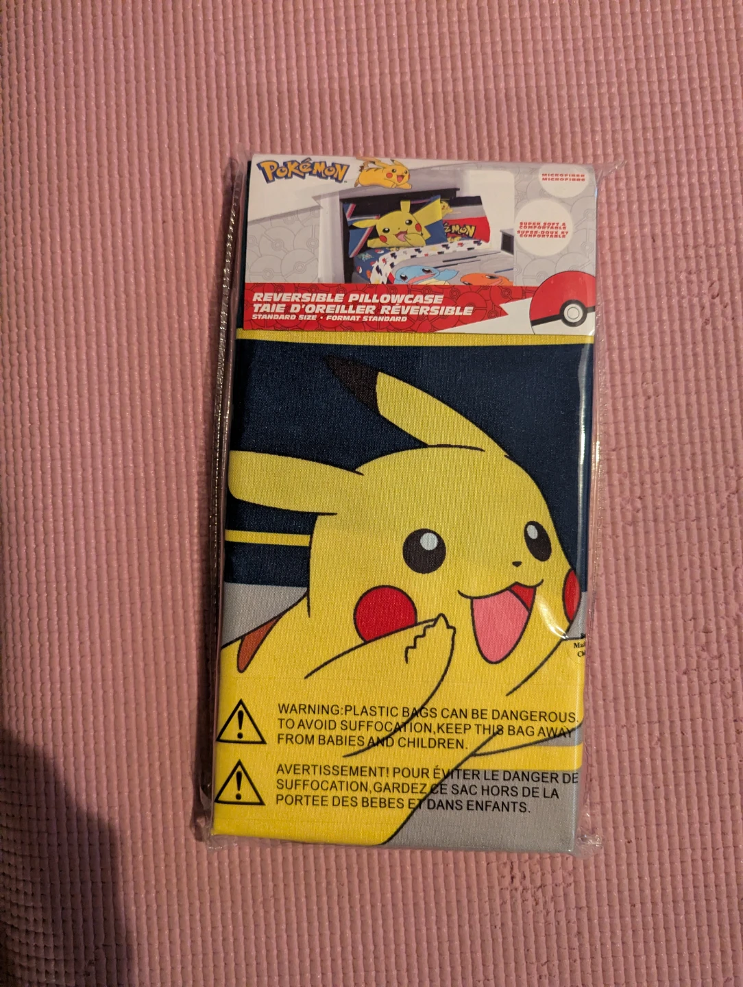 Pokemon Reversible Pillowcase