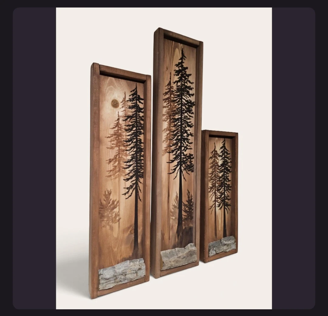 Handmade Wooden Tree Wall Art - photo 5