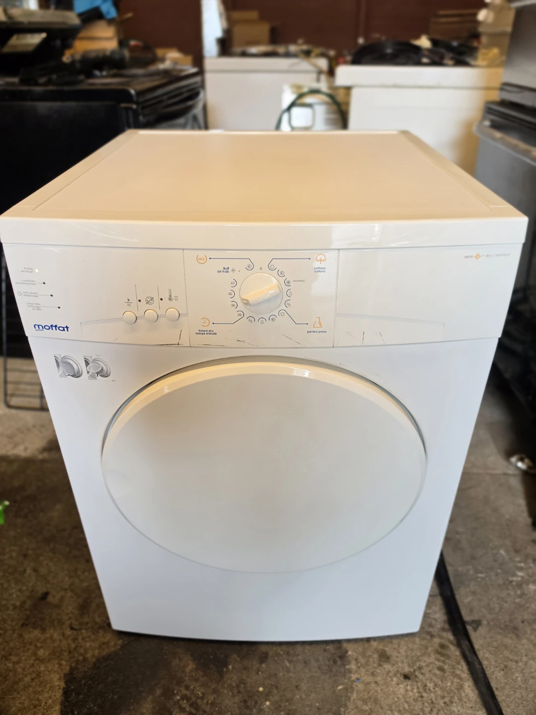 Delivery Available - Moffat 24" Compact Front-Load Dryer - photo 3