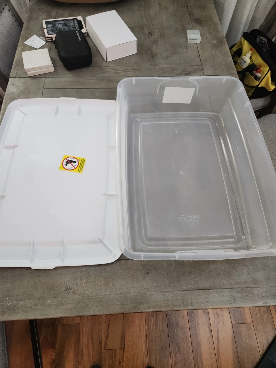 Sterilite 28 Qt Clear Storage Bin