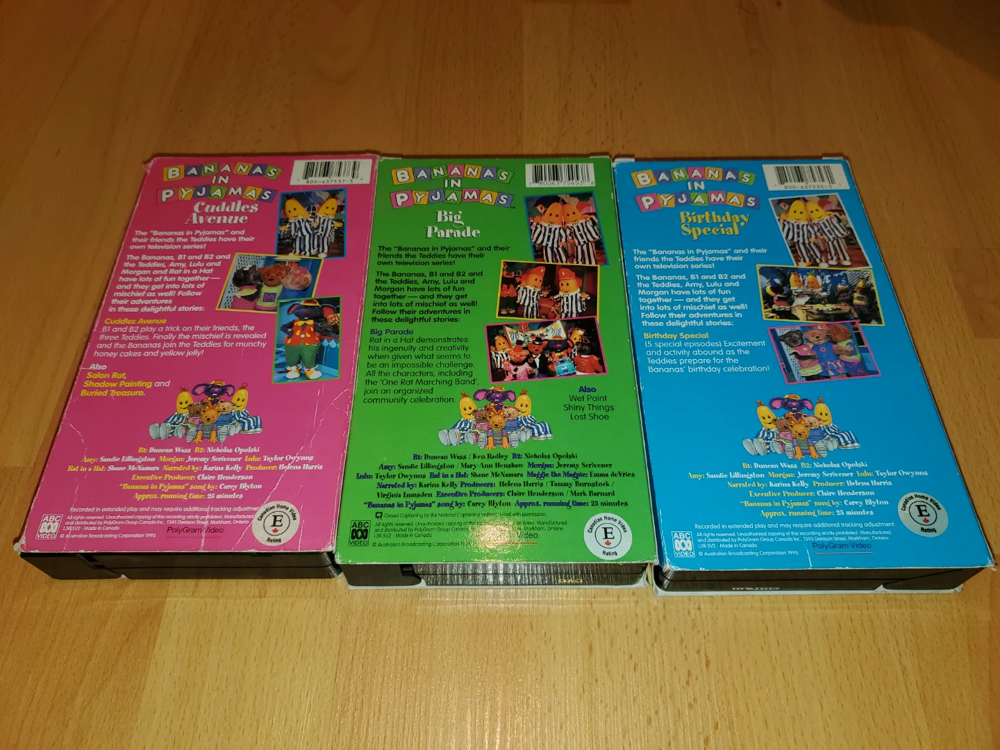 3 Bananas in Pyjamas VHS Tapes - photo 5