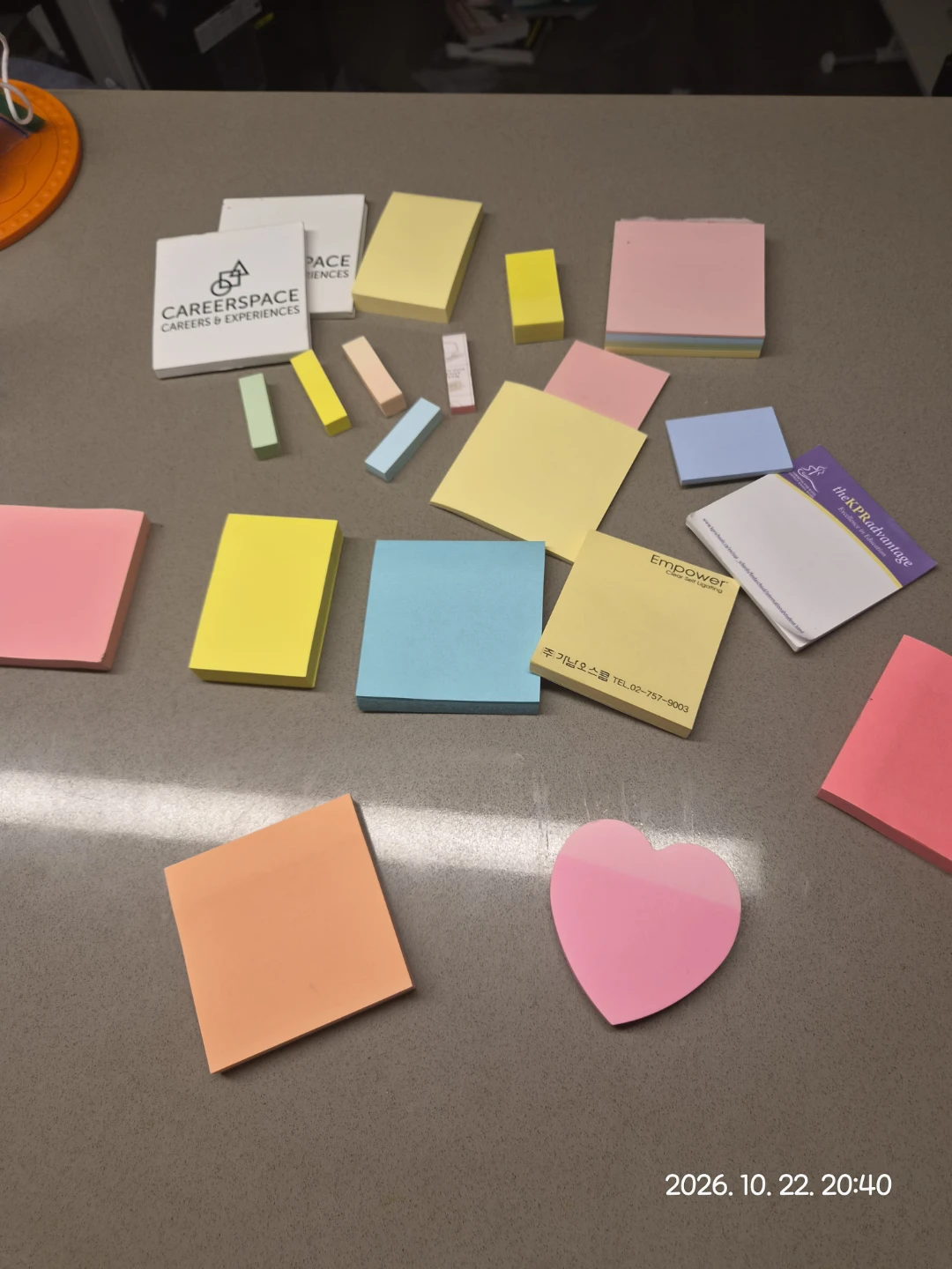 Assorted Sticky Note Memo Pads