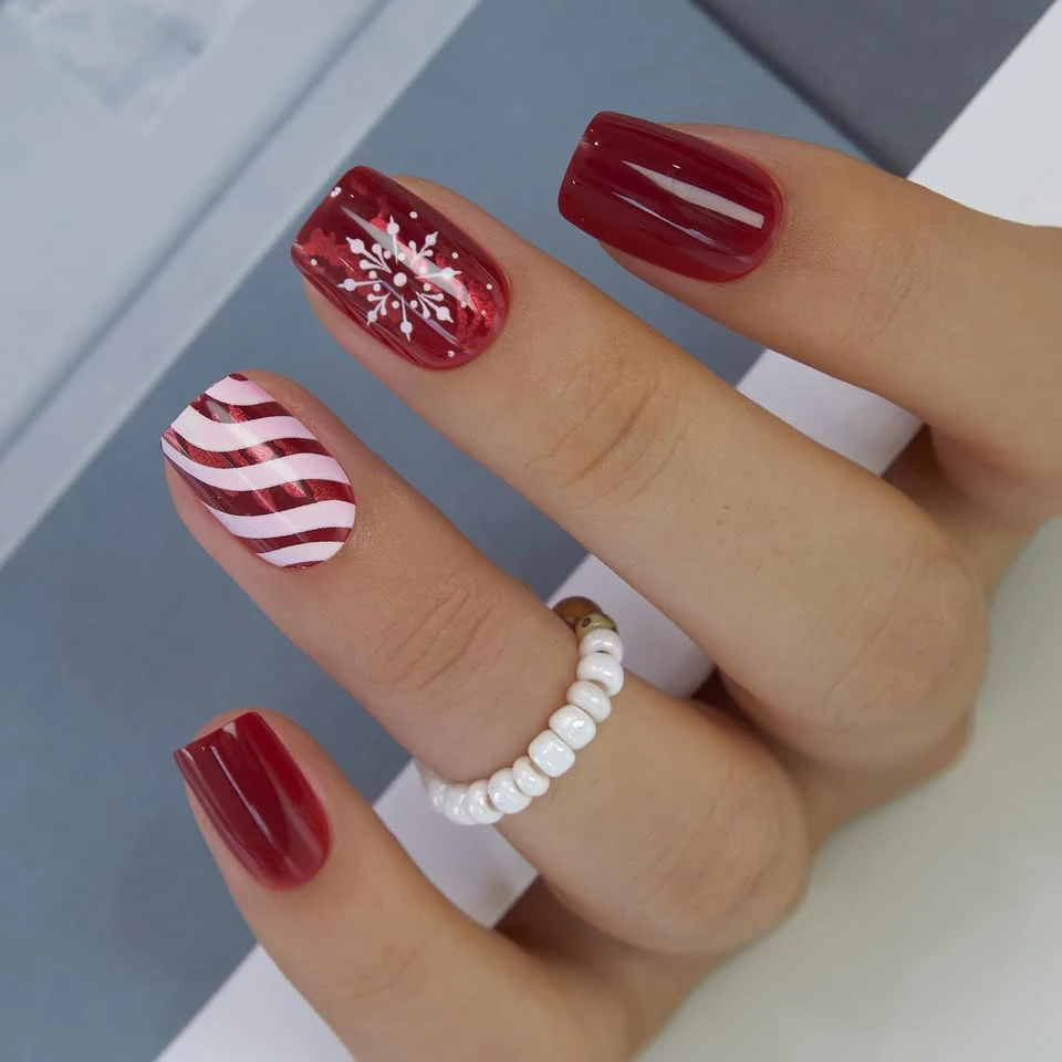 CurvLife Gel Press On Nails Christmas Set