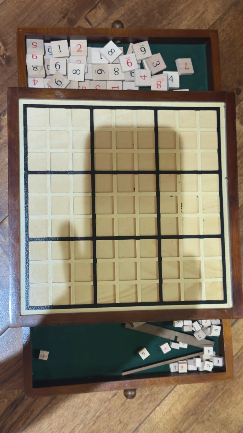 Wooden Sudoku Board Game - photo 2