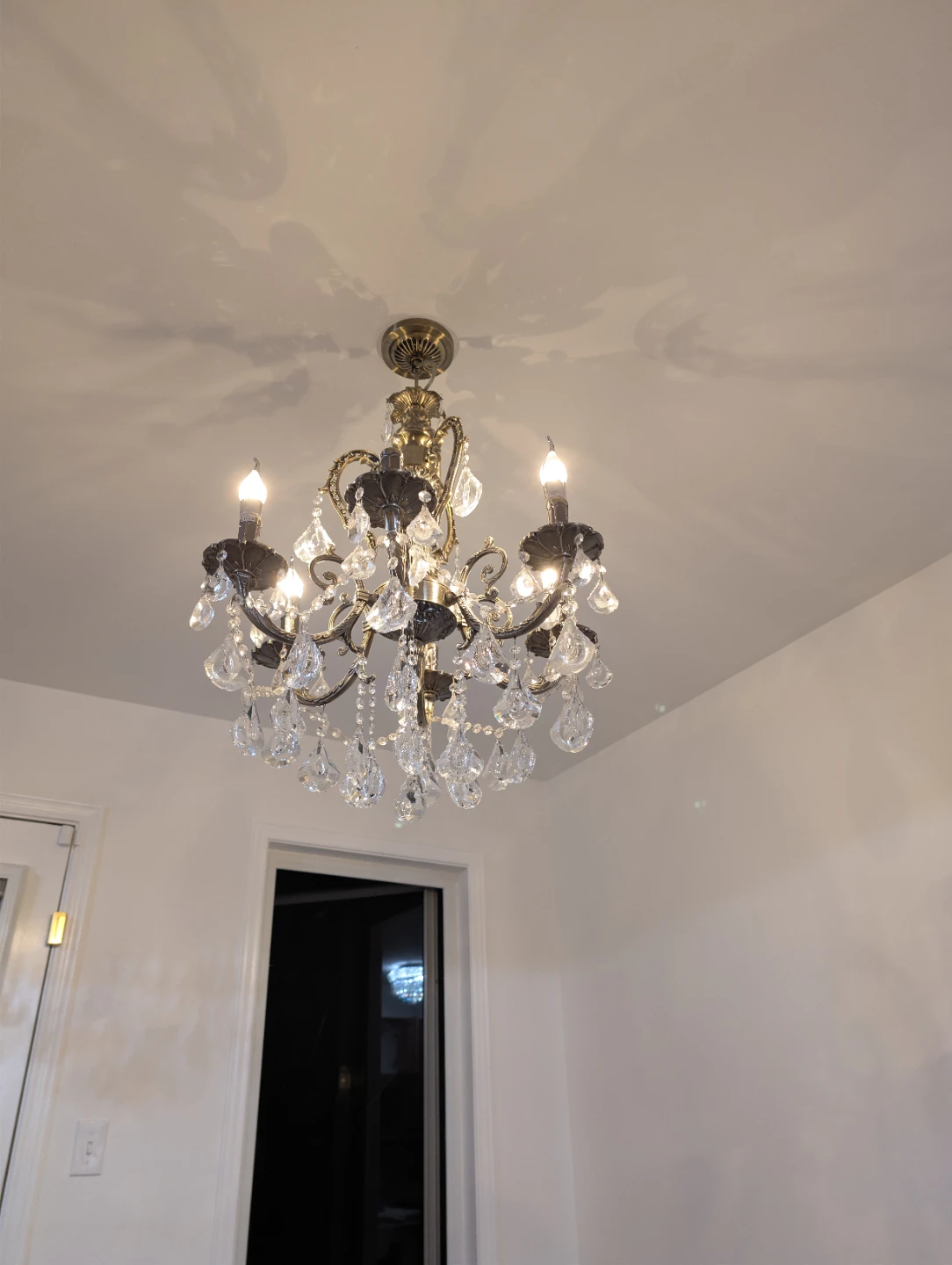 Vintage-Style Crystal Chandelier