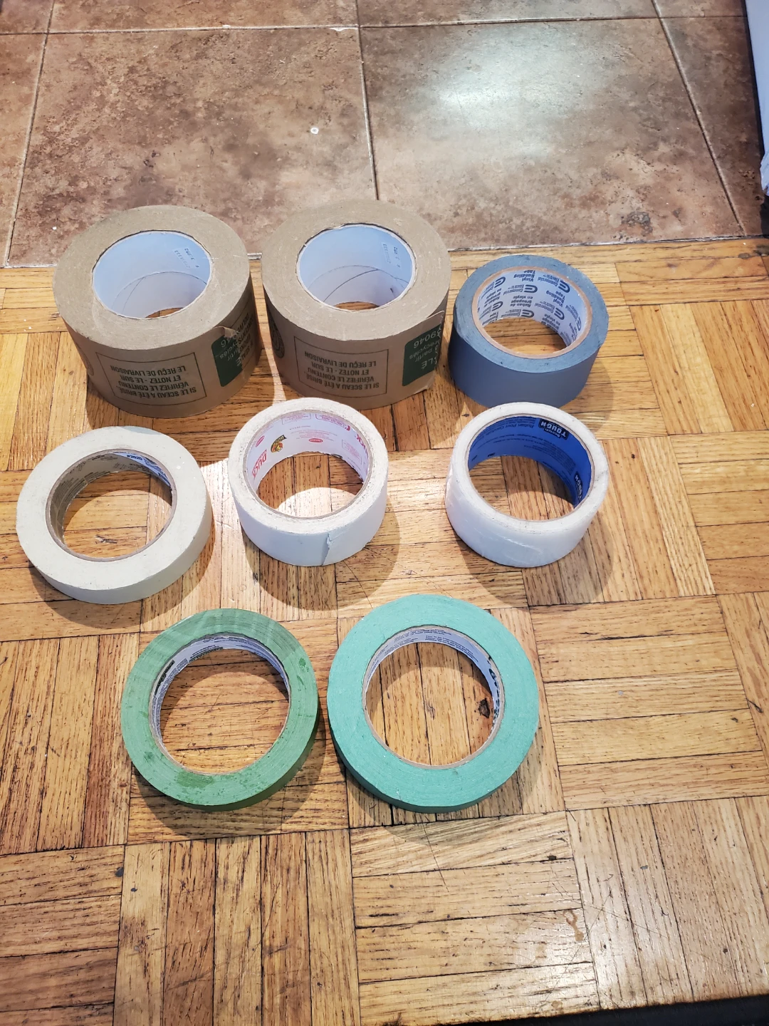 Assorted Tape Rolls