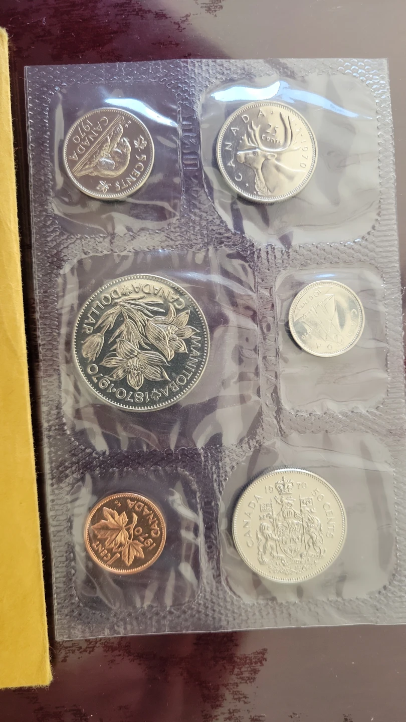 1970 Canada Manitoba Centennial Coin Set - photo 3
