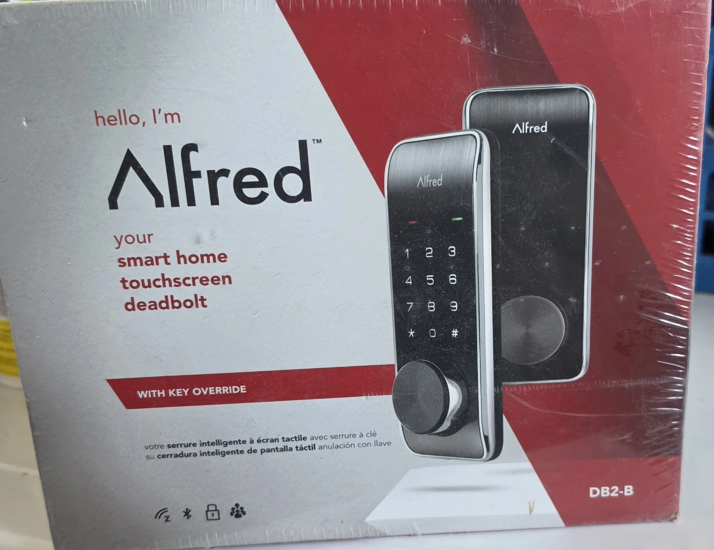 Alfred DB2-B Smart Touchscreen Deadbolt