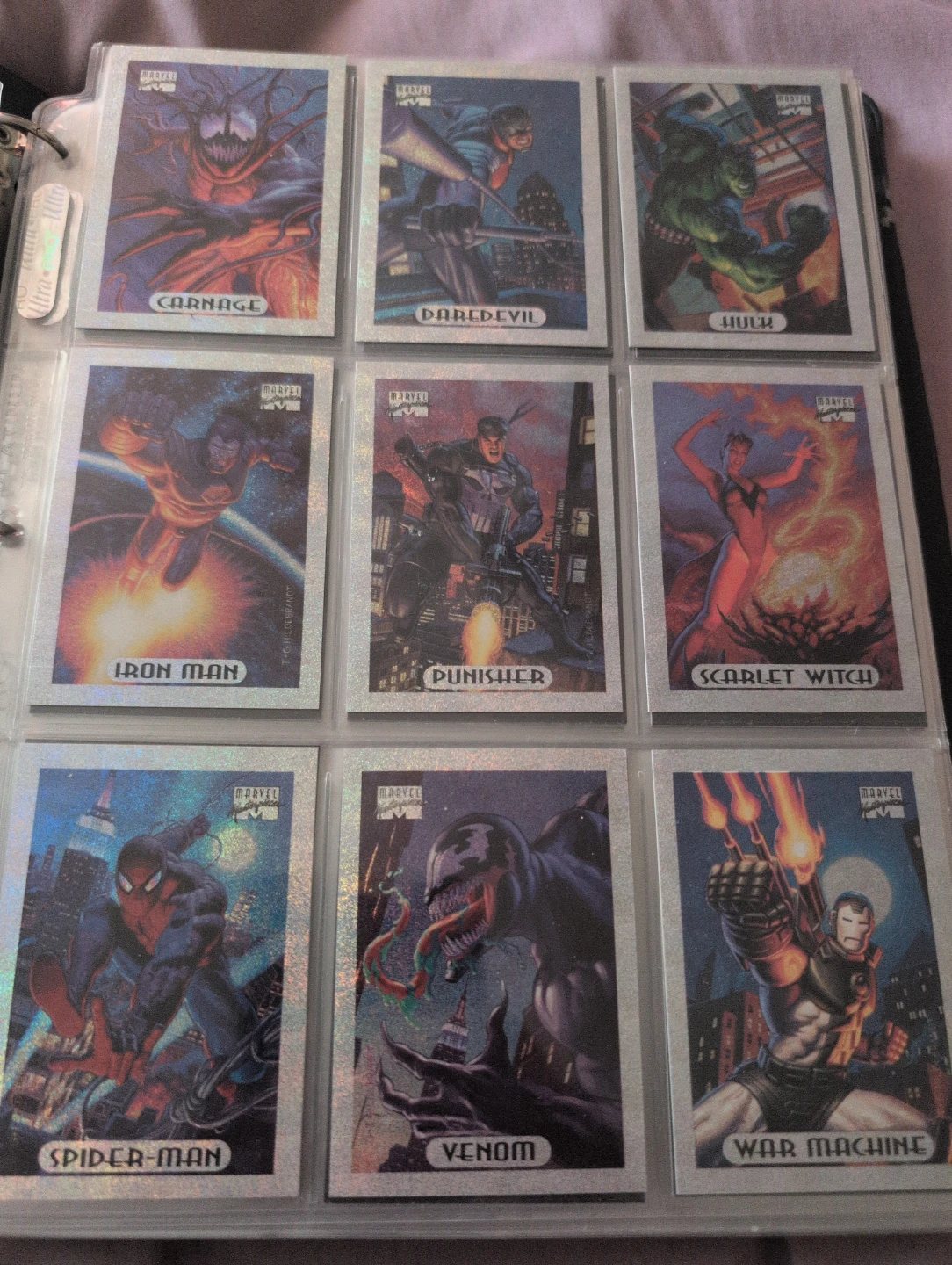1994 Fleer Marvel Masterpieces Hildebrandt Brothers Silver Holi