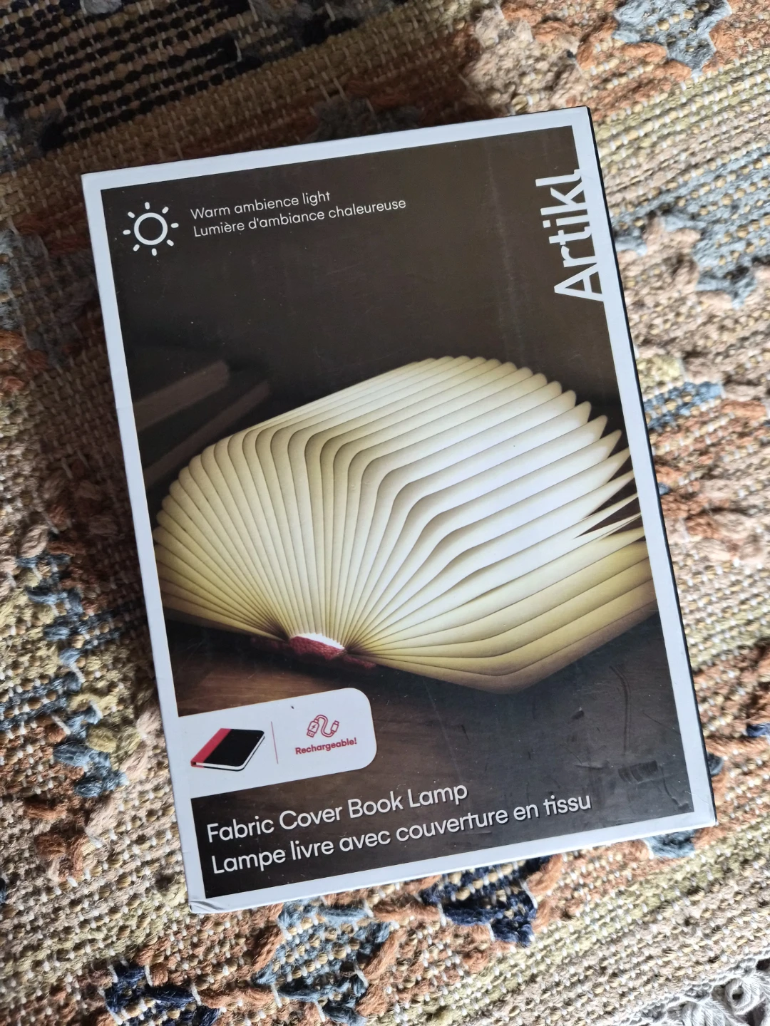 Artikl Fabric Cover Book Lamp