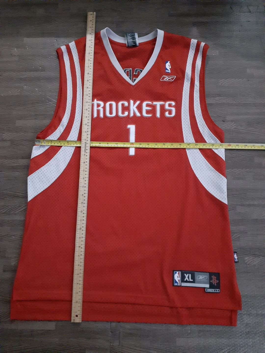 Reebok NBA Tracy McGrady Houston Rockets Jersey XL VINTAGE Y2K