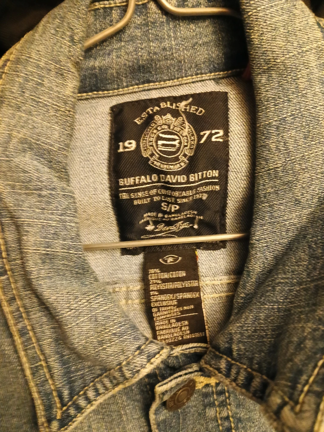 Buffalo David Bitton Denim Jacket Small - photo 3