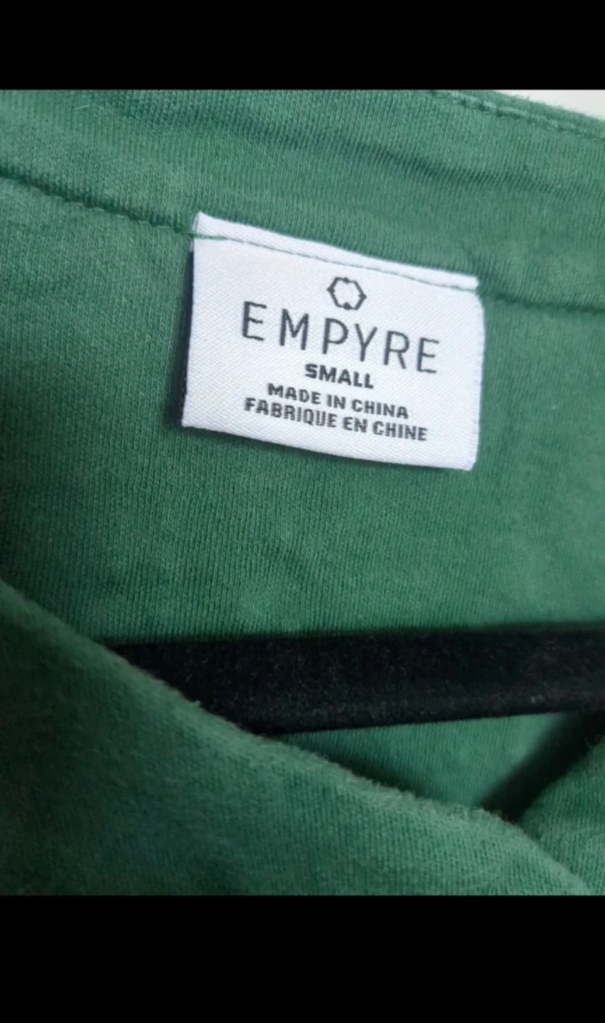 Empyre Green Crop Baseball Shirt - photo 5