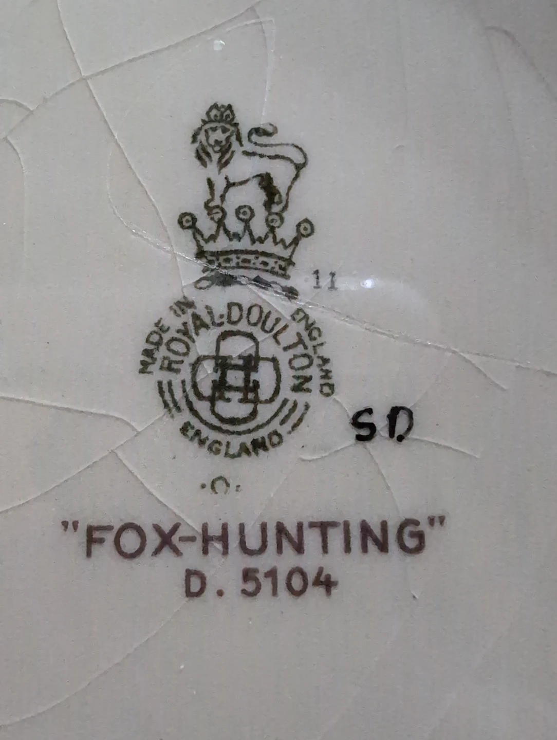 Royal Doulton Fox-Hunting Platter D.5104 - photo 2
