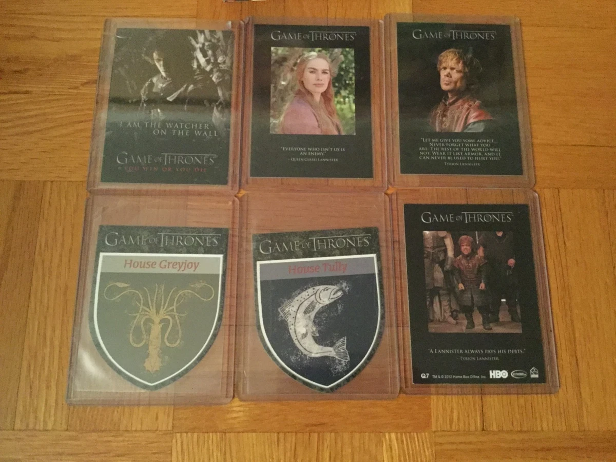 Game of Thrones Trading Card full setj Collection