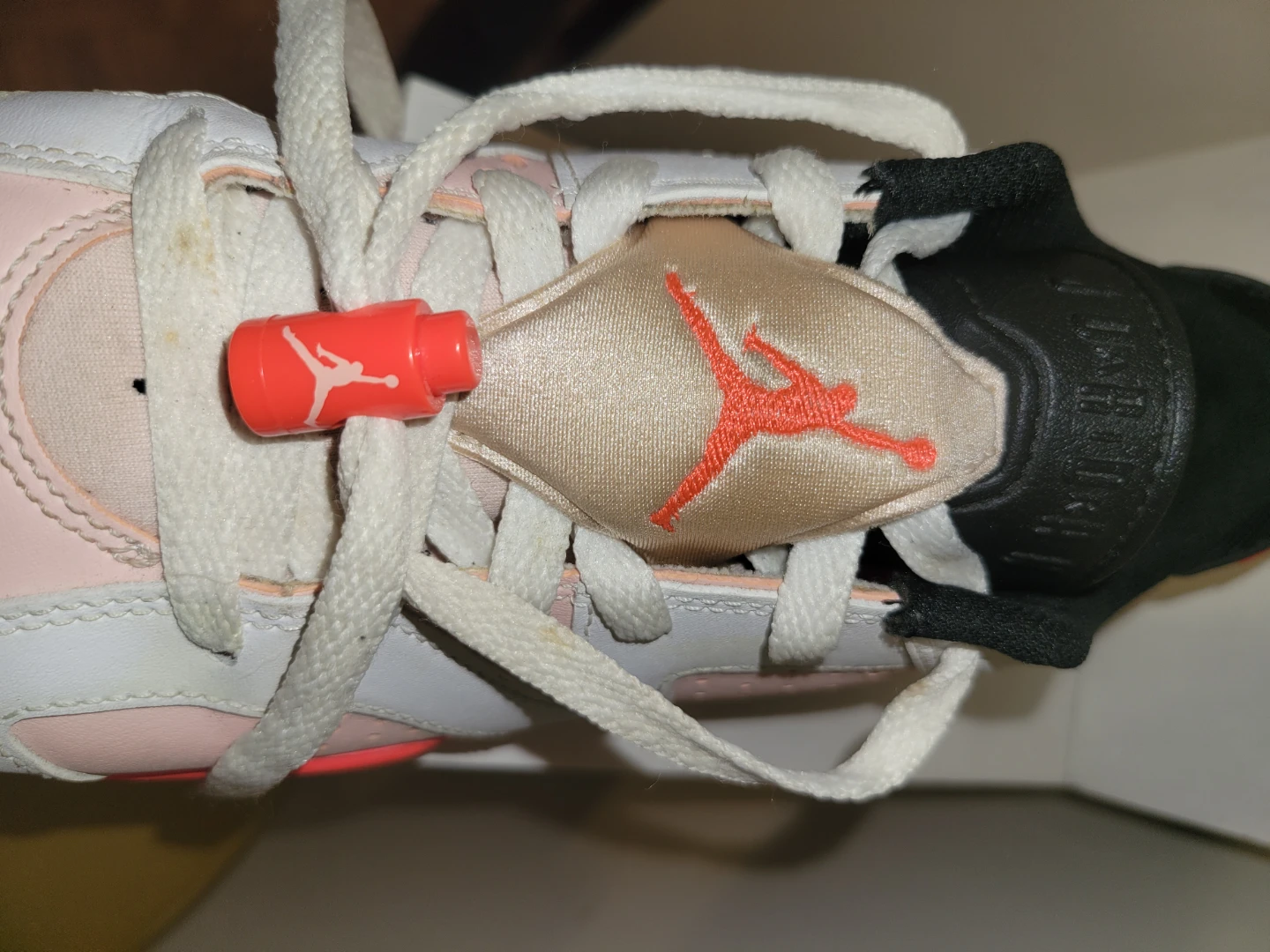 Jordan 6 Low Pink and White Sneakers - photo 2