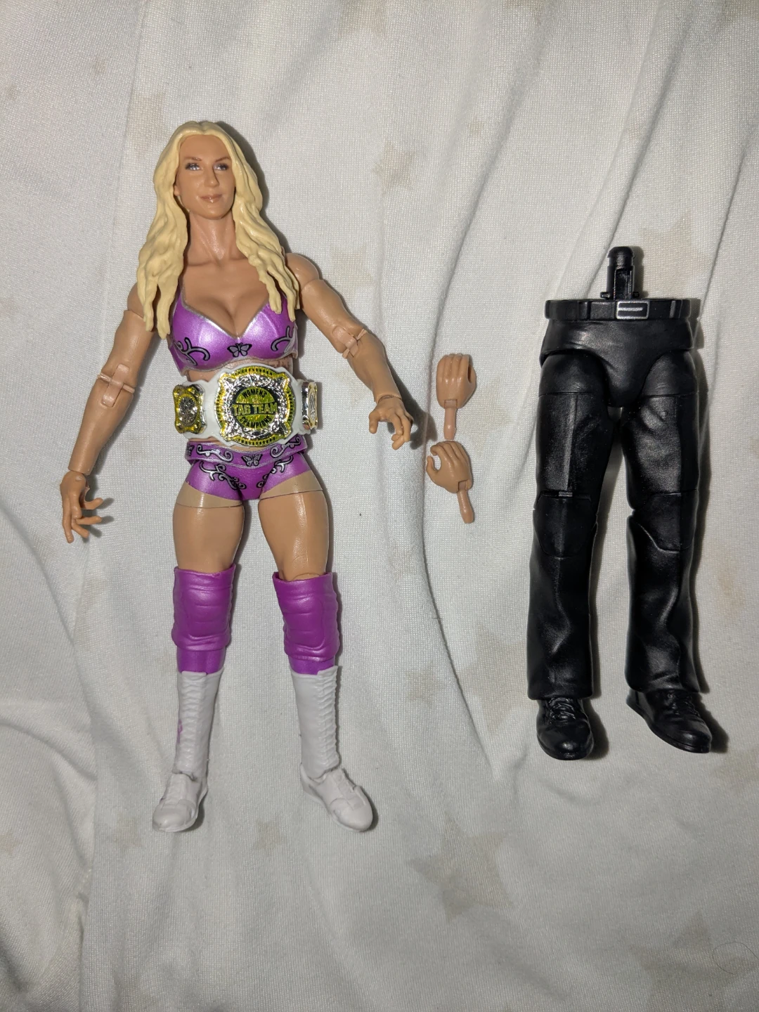 Charlotte Flair WWE Elite Figure with BAF Part