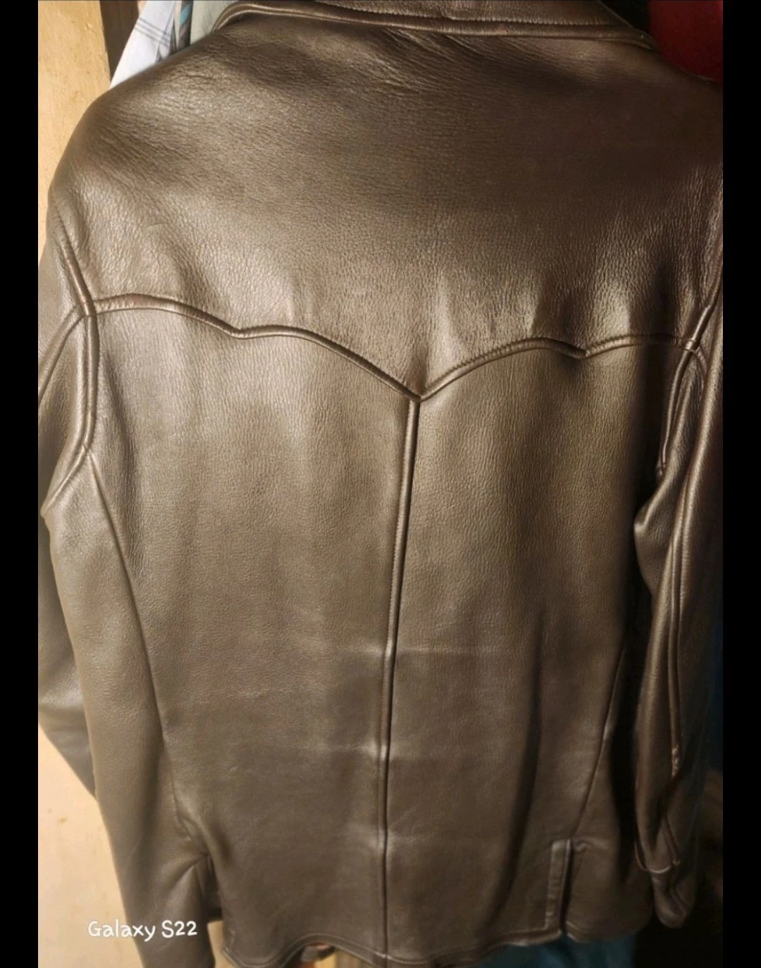 Mid Western Sport Togs Deerskin Leather Jacket Size 42 - photo 3