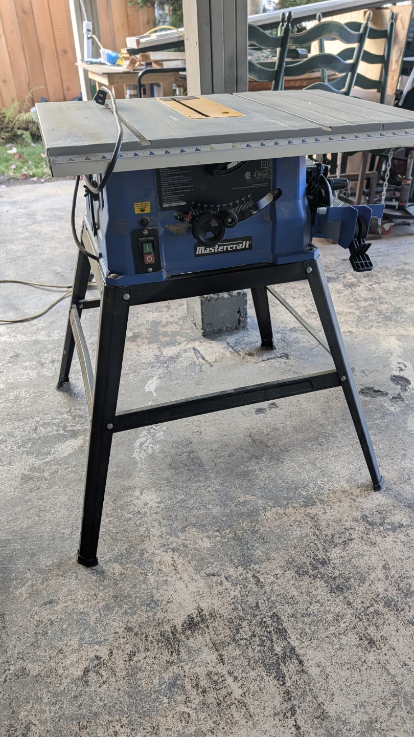 Mastercraft 10" Table Saw