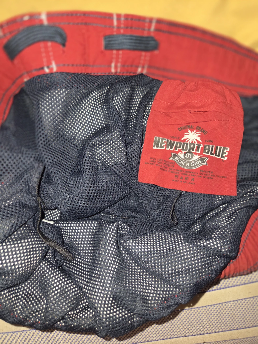 Newport Blue 'Nautical Ship' Swimming Trunks in a Men's XXL - photo 3